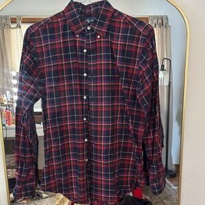 Polo Ralph Lauren Red and Blue Plaid Shirt